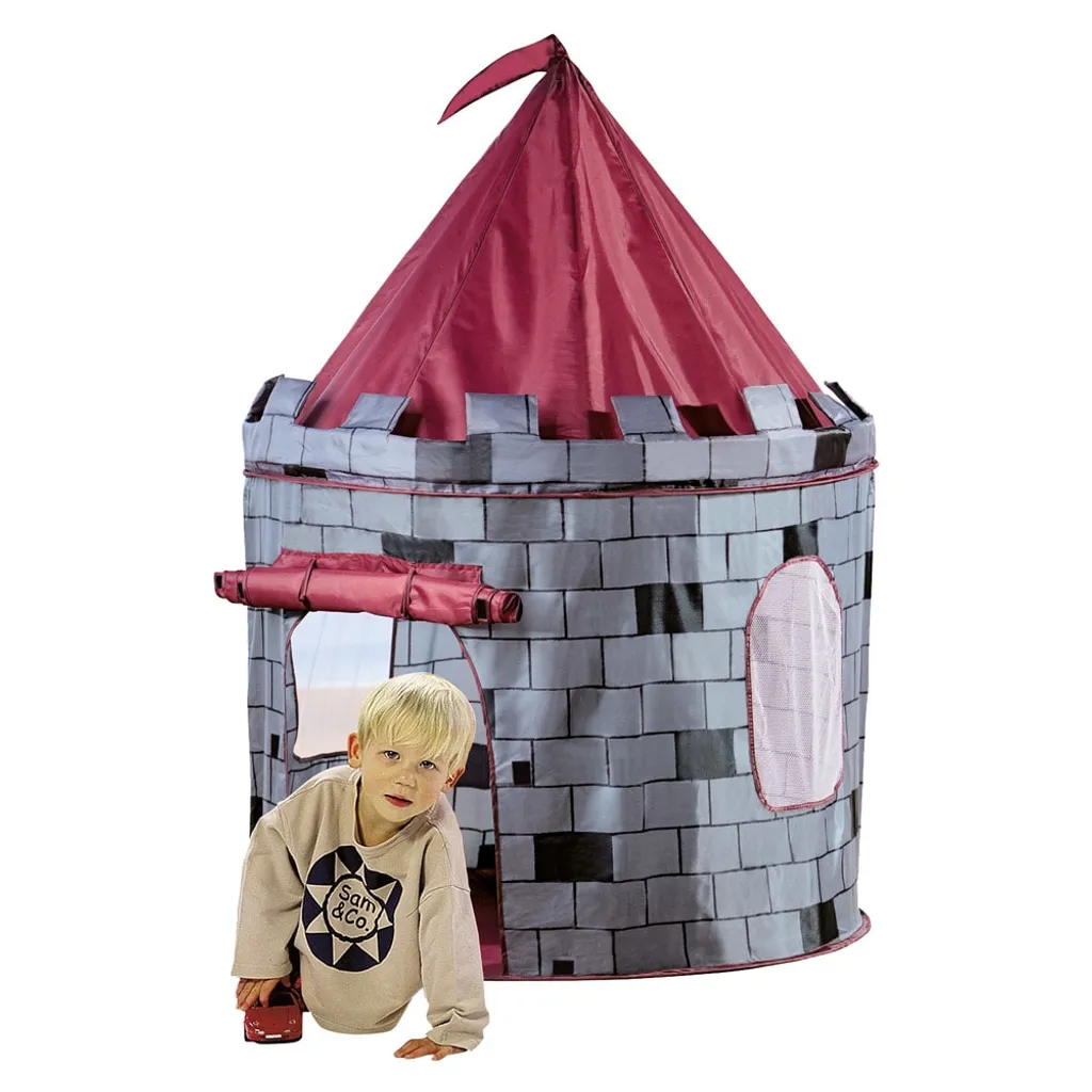 Tente de Jeu Château Bino - Cabane Enfant Pliable pour Gagner de l'Espace