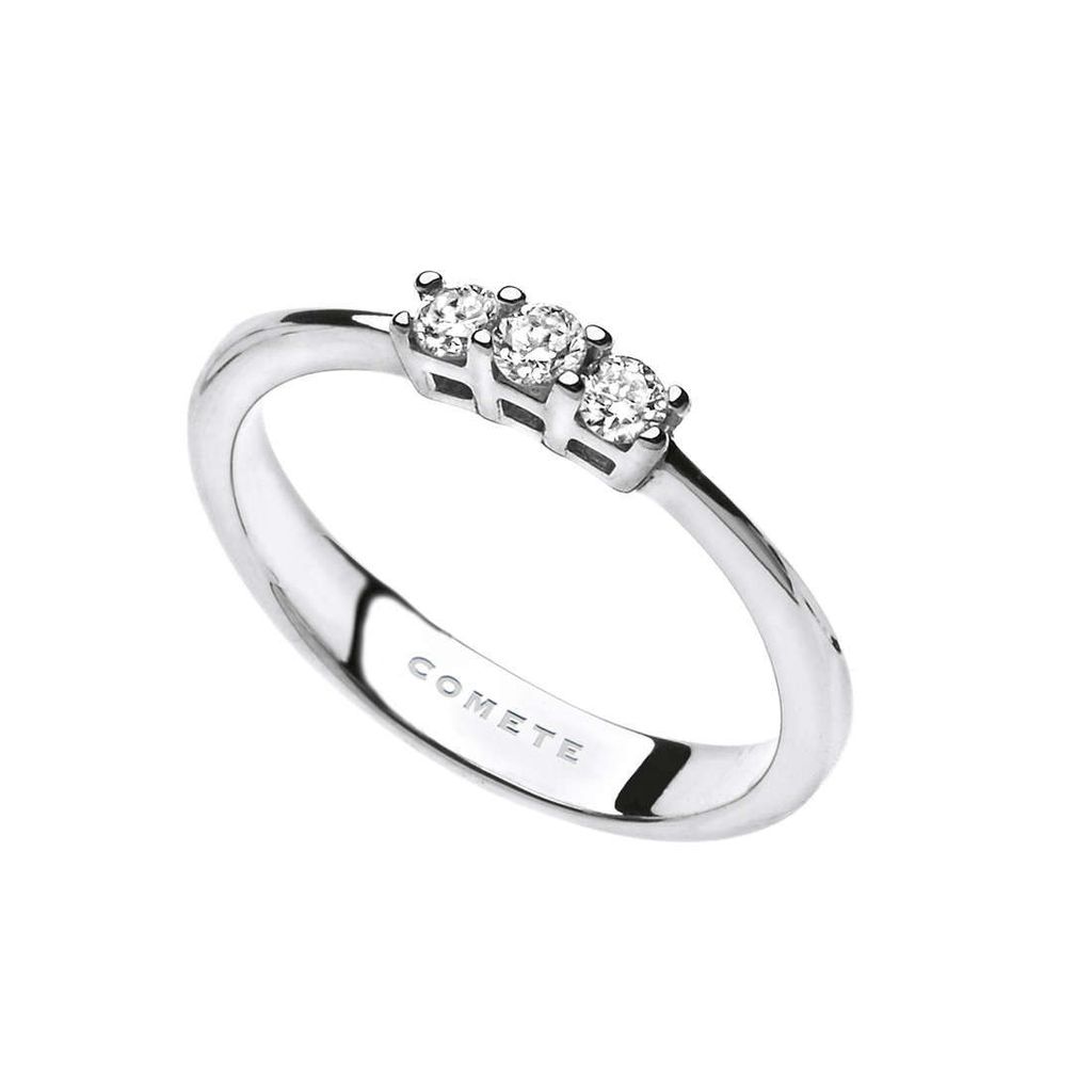 Fingerringen Trilogie-Ring Comete Silber Nach Maß Kollektion Easy Basic - frau