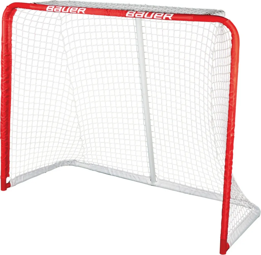 Cage Hockey Acier BAUER 16996 Deluxe avec Filet Haute Résistance 54"