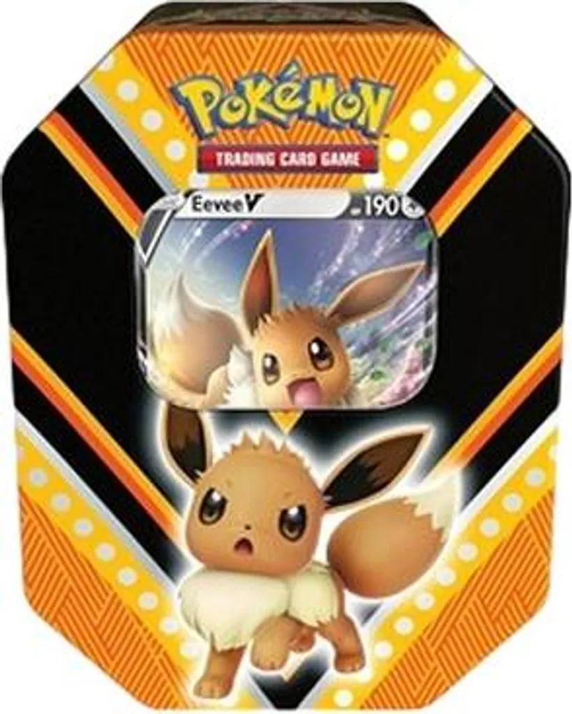 Protégez vos Cartes Pokémon avec le Coffret Métal Eevee V Powers Tins
