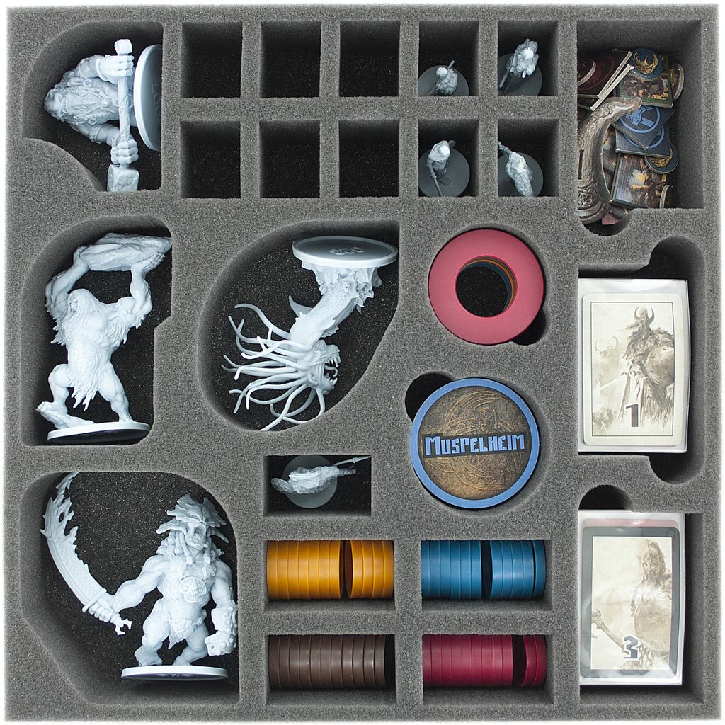 55 mm Schaumstoffeinlage für Blood Rage Grundspiel