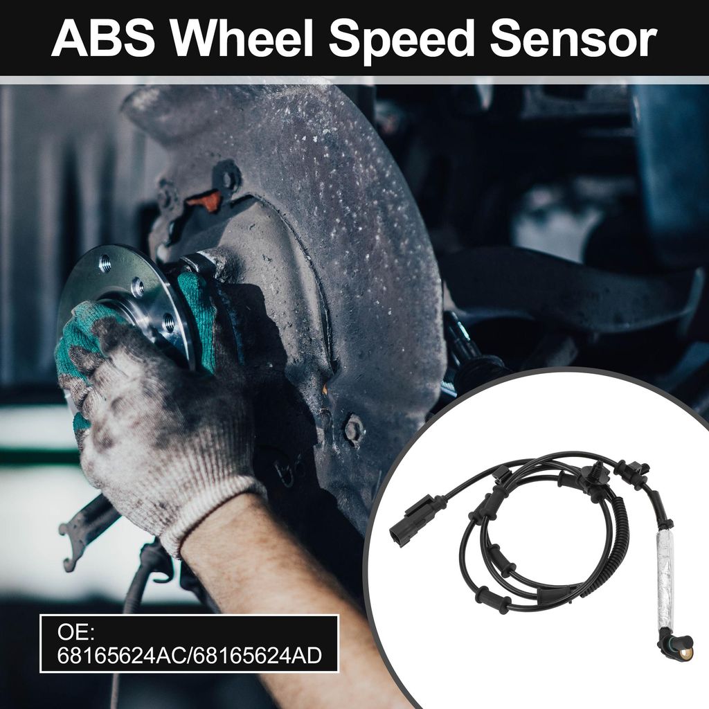 ABS-Raddrehzahlsensor-Kit Nr. 68165624AC/68165624AD Vorne links/vorne rechts ABS-Sensor-Set für Ram 2500 3500 2014-2018