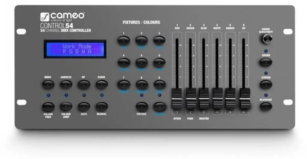 Console DMX 54 Canaux Cameo CONTROL 54 avec Faders Haute Précision