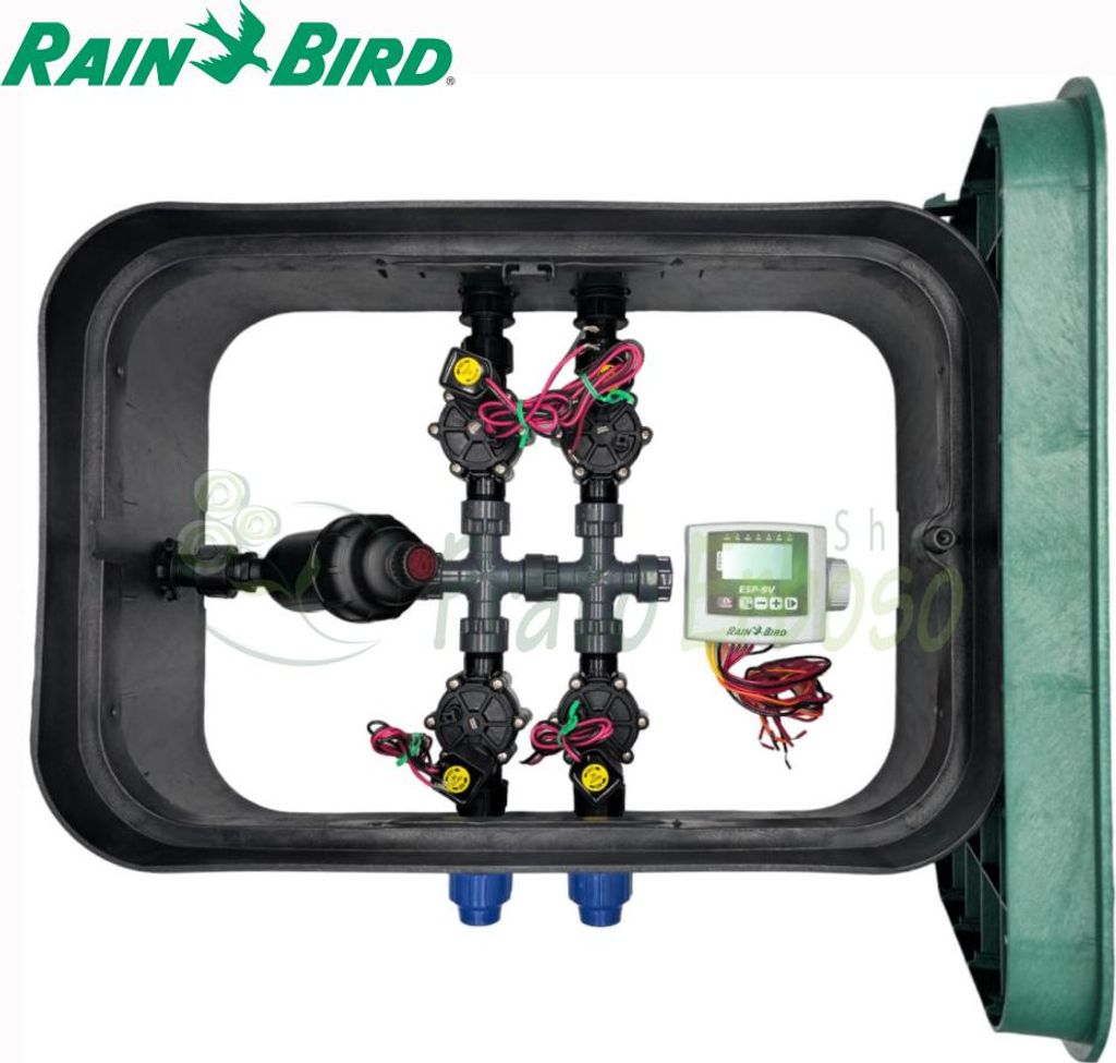 PA-DV-PF4 - 1" 4-Zonen-Ventilkasten mit Rain Bird Komponenten