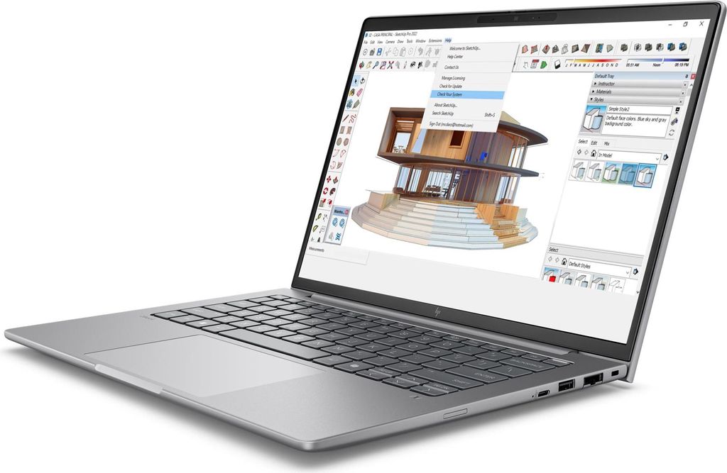 HP ZBook 8 G1i, Intel Core Ultra 7, 35,6 cm (14"), 2560 x Produktbild 