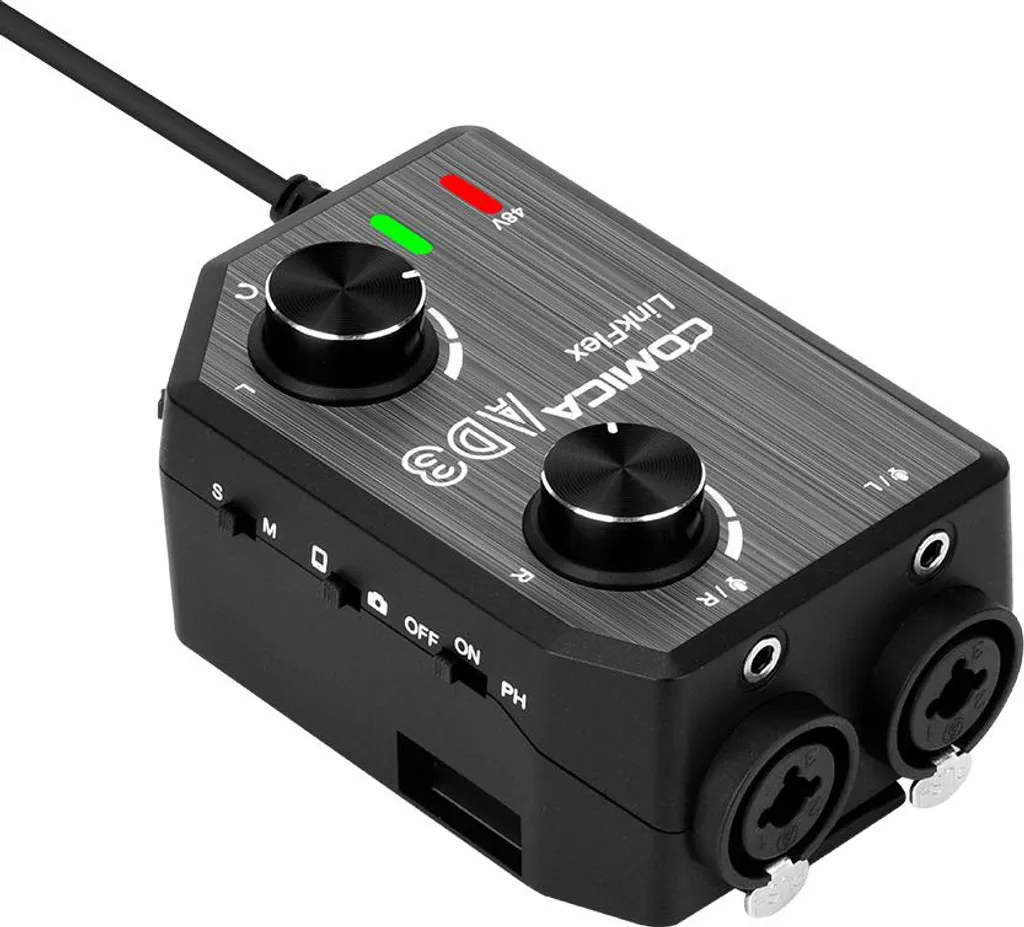 Comica Linkflex AD3 Interface Audio XLR 6,35mm pour DSLR et Smartphone - 3