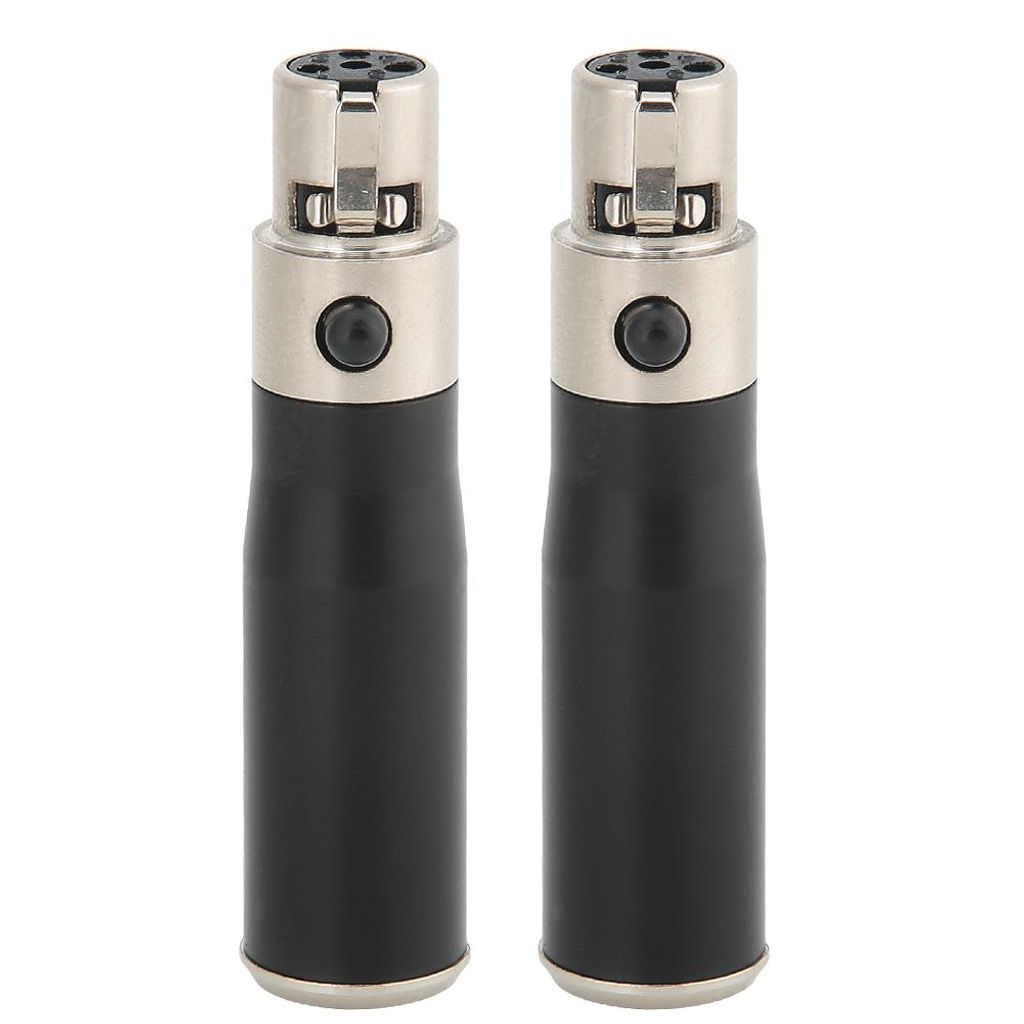 2 PEZZI Collegamento adattatore audio da Mini XLR a 3 pin Immagine del prodotto 