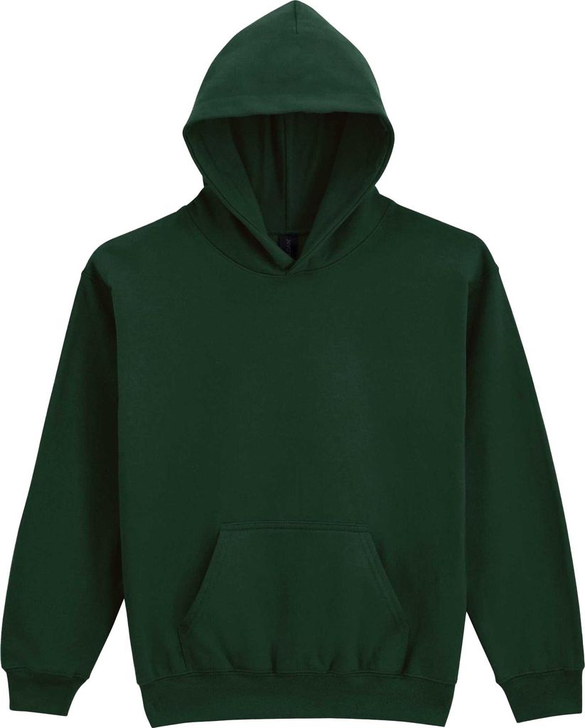 Gildan - "Softstyle" Kapuzenpullover für Kinder, Mittelschwer, Fleece BC7167 (158-164) (Tannengrün)
