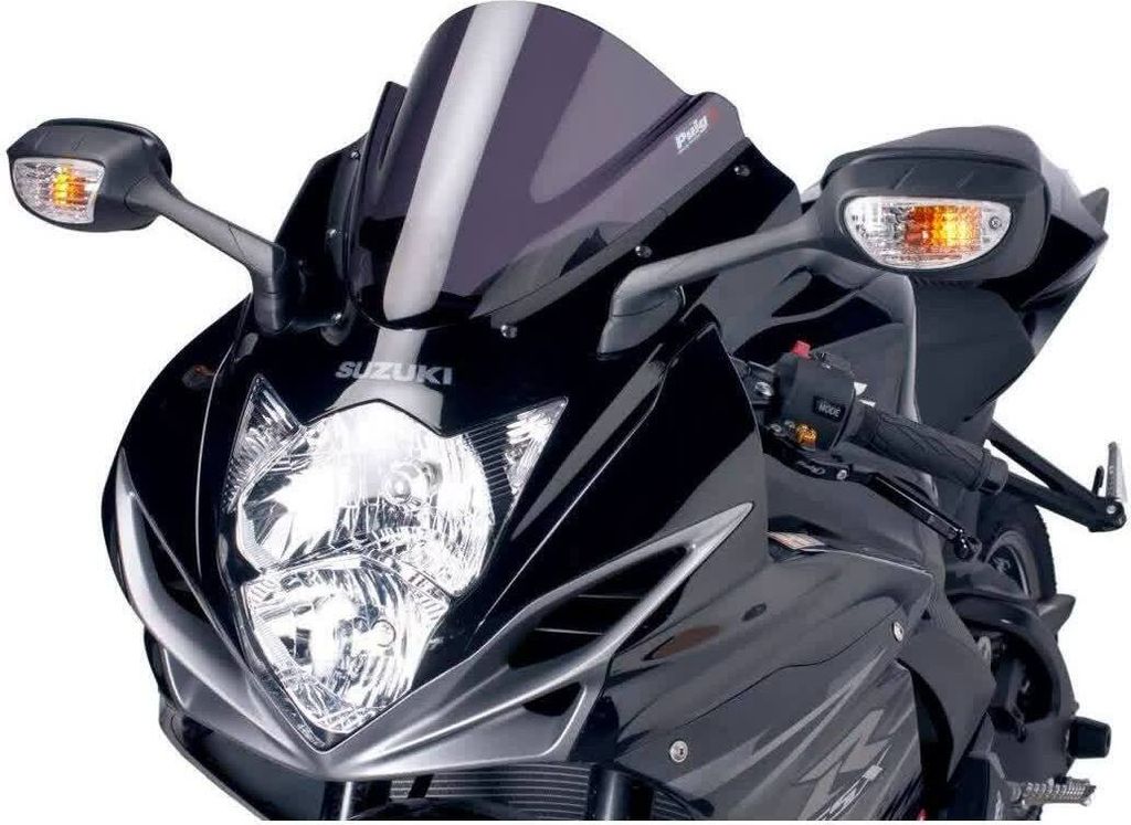 PUIG 5605F Z-Racing Scheibe passend fuer SUZUKI GSX-R600 Stark getönt