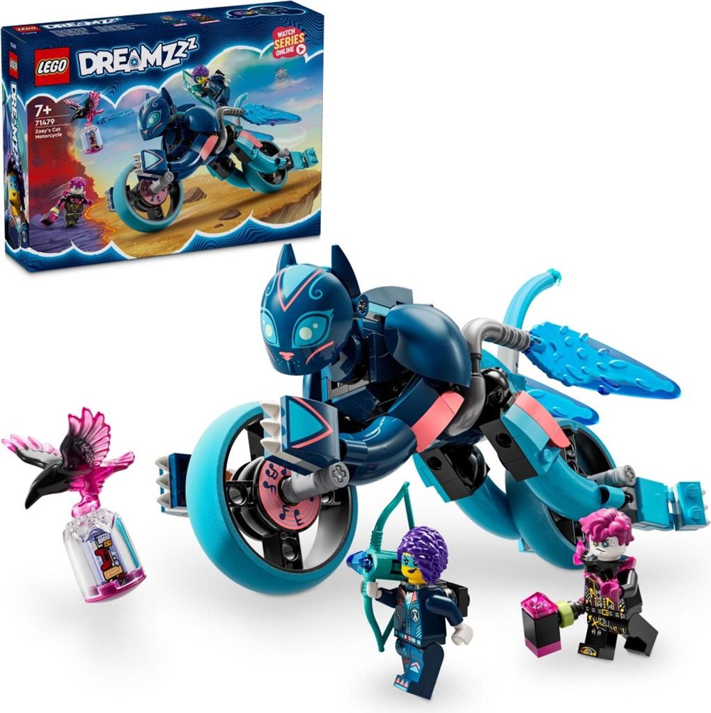 LEGO® DREAMZzz™ Zoeys Katzenmotorrad 71479 Produktbild 