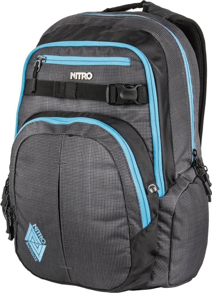 Nitro Chase 35L Checker: Zaino Urban con Scomparto Laptop 17 Pollici - 18