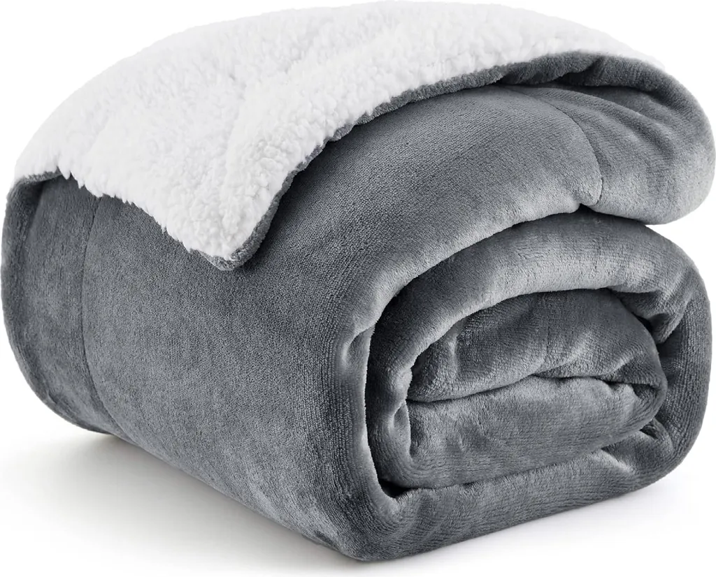 Offerta Coperta Divano 130x160 Grigia - Plaid Soffice Prezzo Imbattibile