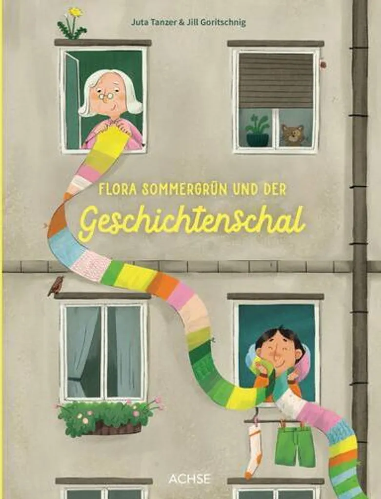 Livre Flora Sommergrün und der Geschichtenschal - Conte illustré enfant