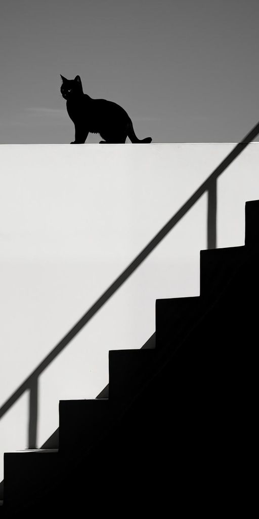 Plakat 50x100cm Silhouette und Symmetrie