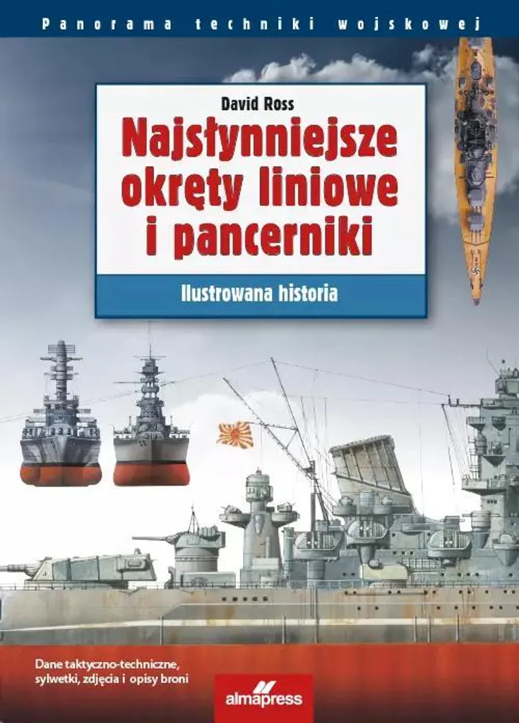 Navires de Ligne et Cuirassés Célèbres David Ross Livre Militaria Polonais
