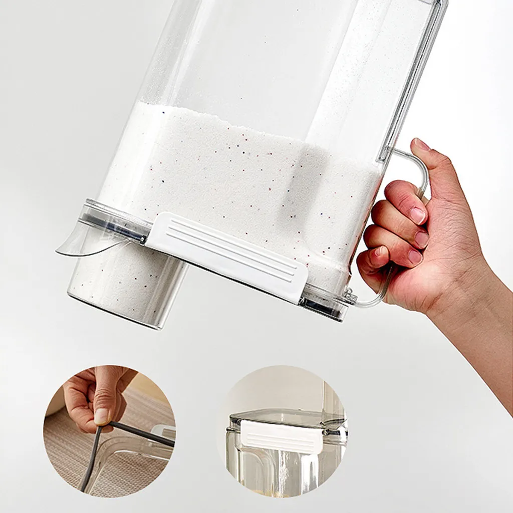 Dispenser Detersivo Ricaricabile - Contenitore Plastica Riutilizzabile - 6