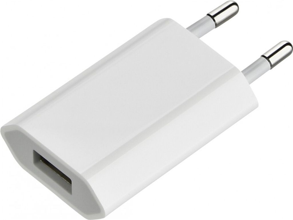MMOBIEL USB adapter (WEISS) Ladeadapter Ladegerät USB auf Stecker Netzteil Netzlader