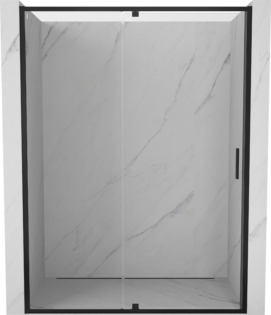 Mexen Exo porte de douche pivotante 130 cm, transparente, Image du produit 