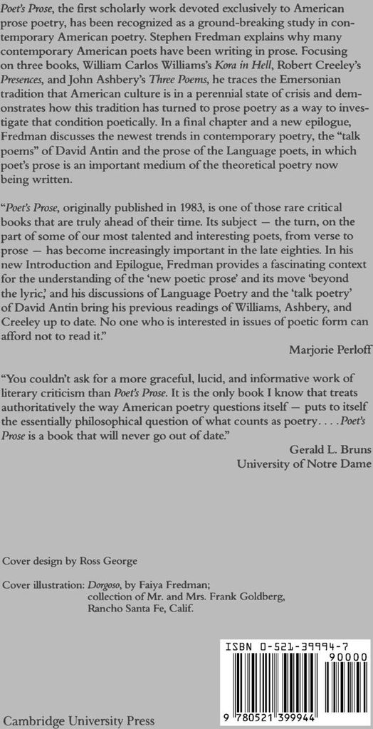Poet's Prose