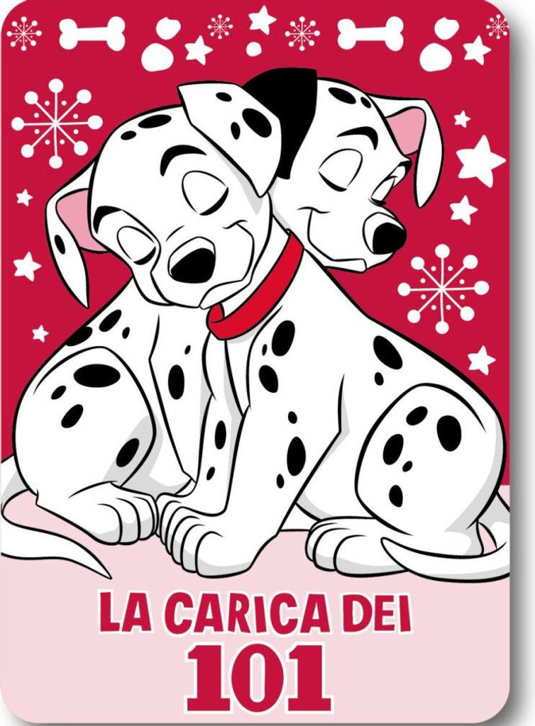 Disney 101 Dalmatiner Cuddle Spots Fleecedecke 100x140cm