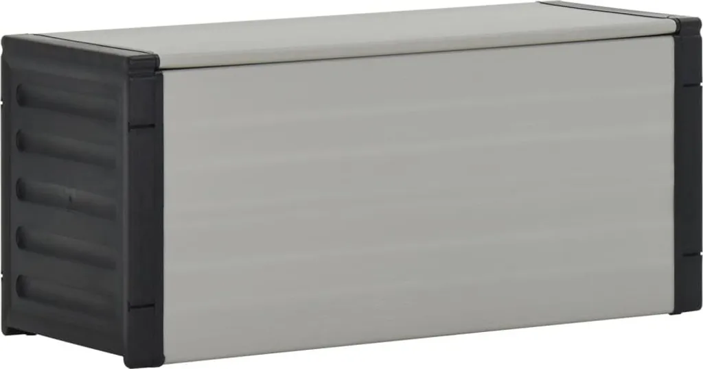 Abri pour poubelles de jardin gris 85x34x40 cm pour une cour ordonnée