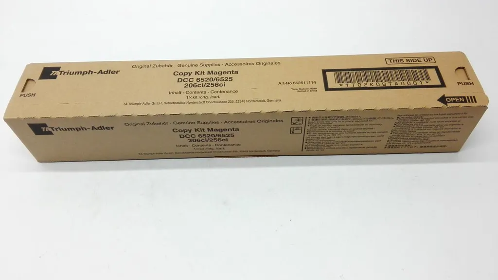 Cartouche Toner Magenta Triumph-Adler 652511114 pour Copieur 256ci