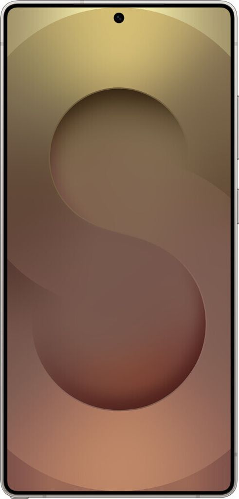 A smartphone with a stylized abstract background.