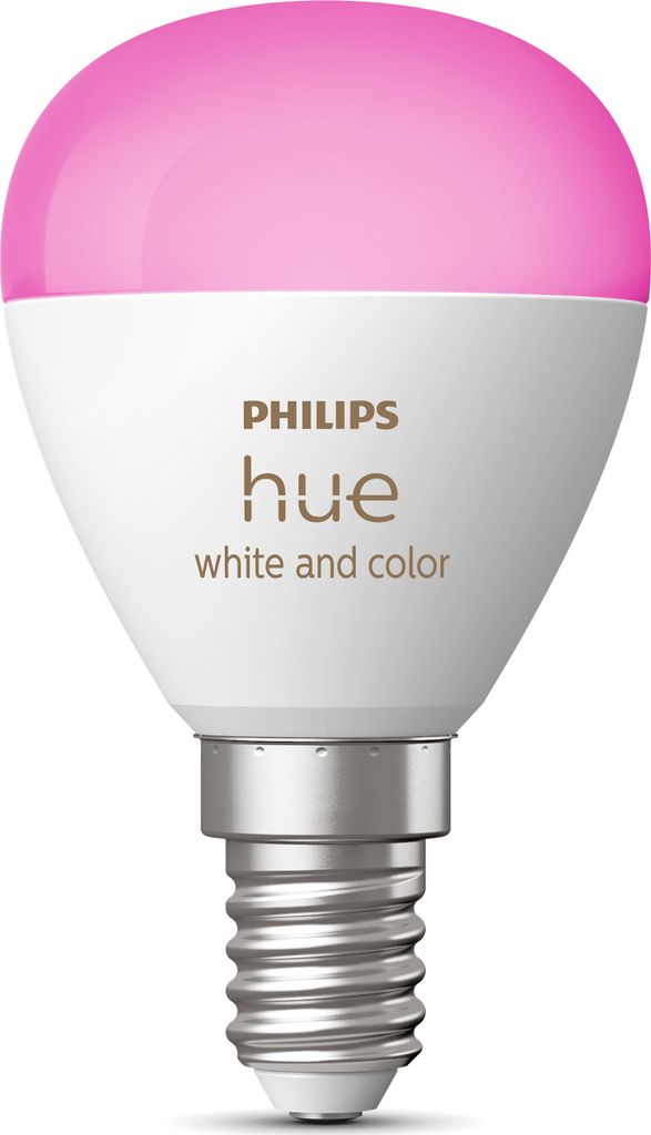 White & Color Ambiance Luster, Tropfenform, E14 (1er Pack) Produktbild 
