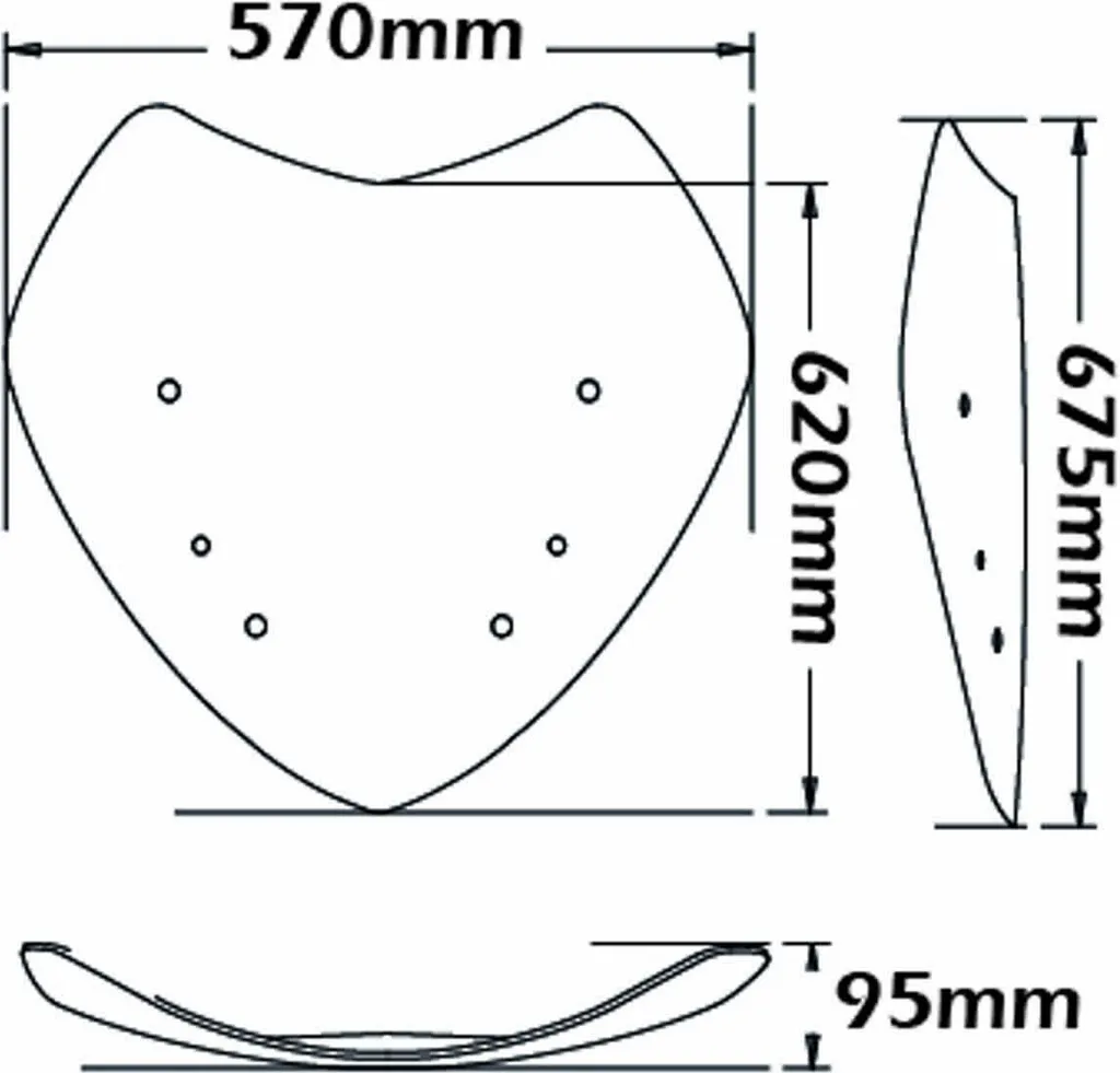 Bulle haute protection Isotta pour BMW R 1200 RT coloris fumé clair