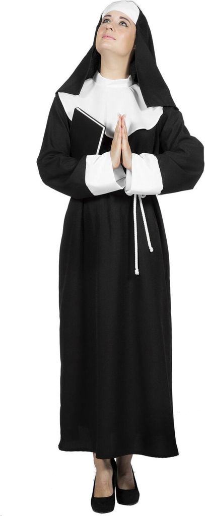 Kostüm Nonne Gr. 38-48 für Damen Gr. 48
