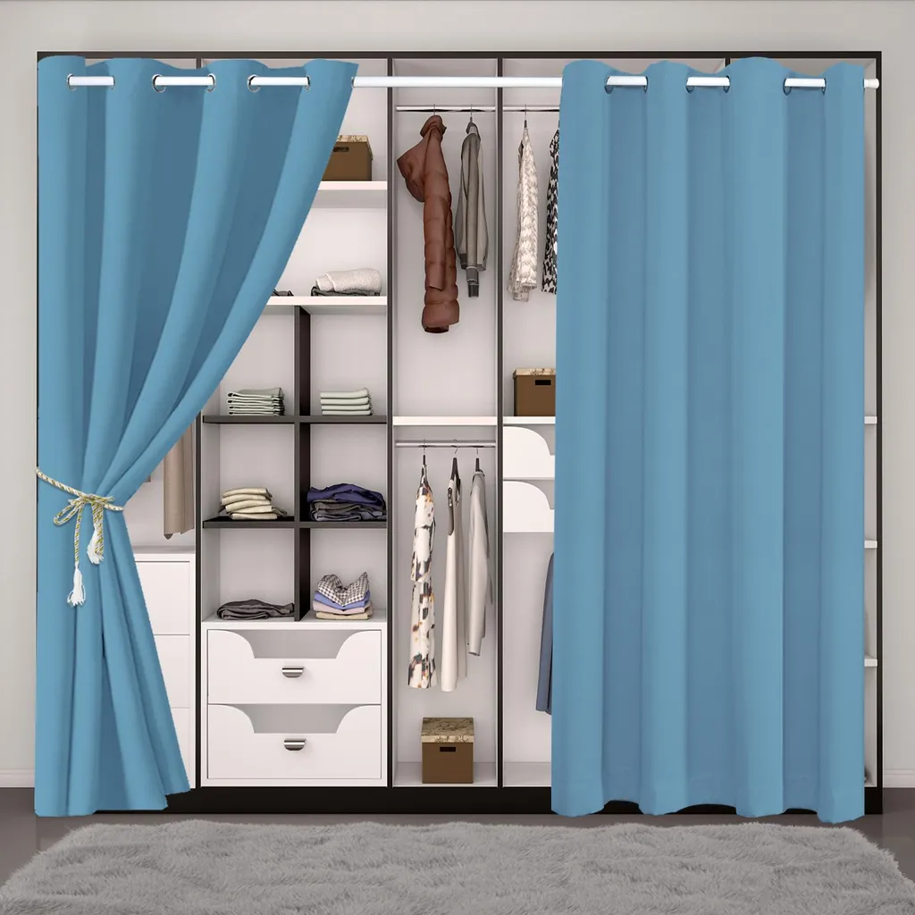 Tenda Oscurante Termica Blu Notte 132x203cm | Design e Risparmio - 3