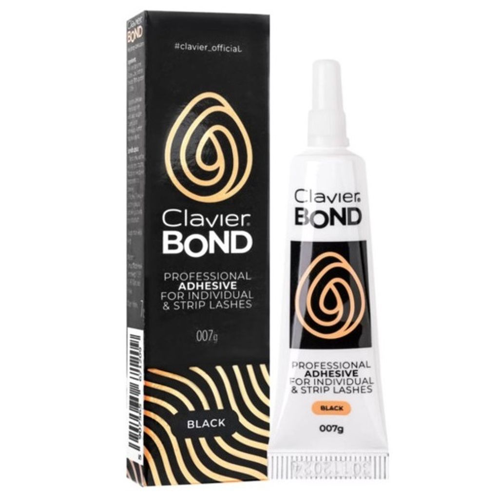 Clavier Bond 7g Eyelash Glue for False Strip Lashes Black