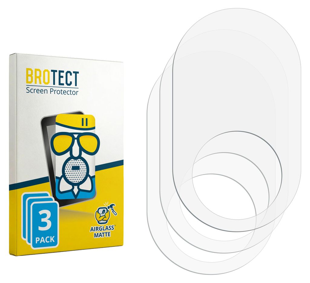 3x BROTECT Entspiegelungs Schutzglas für Klamer Sous Vide Stick Schutzfolie Panzer Folie Glas Display Schutz matt