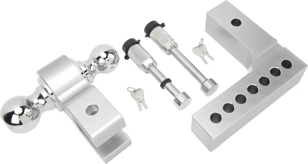 Évitez la rouille avec cet attelage inox réglable 12500 lbs pour camion