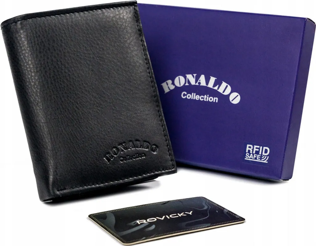 Idea Regalo Uomo: Portafoglio Ronaldo Pelle con Confezione Lusso