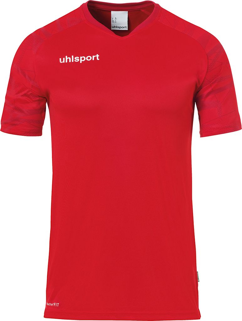 uhlsport Trainings-T-Shirt GOAL 25 TRIKOT KURZARM Unisex 1002215_01 rot/weiß S