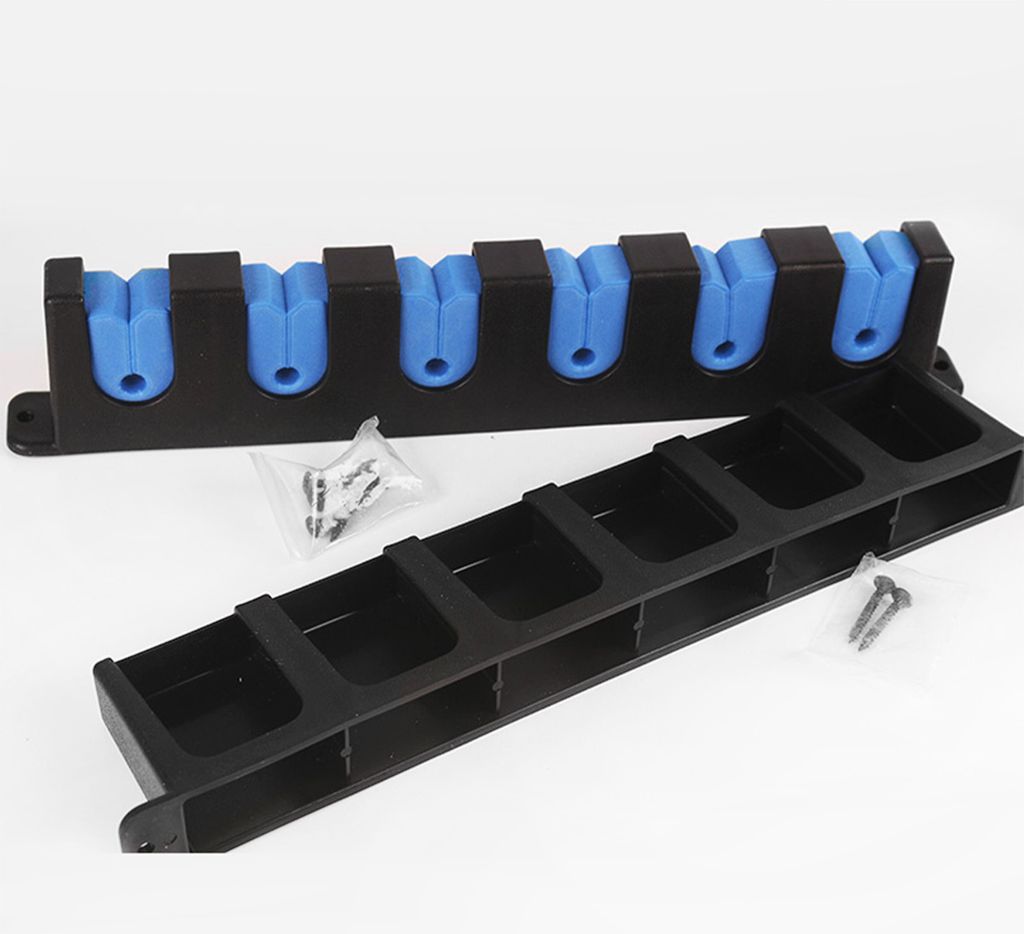 Vertikales 6-Ruten-Rack-Angelruten-Rack-Set, wandmontierter Angelrutenhalter fš¹r Garage und Boot