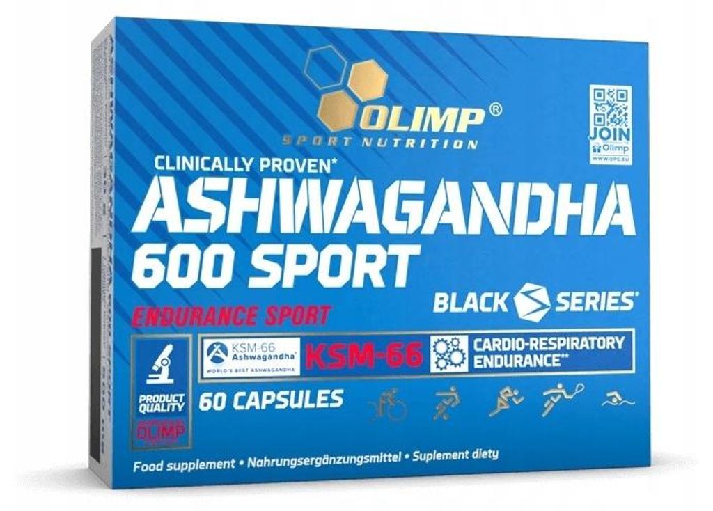 Olimp Sport Nutrition | Ashwagandha 600 Sport | KSM-66 Imagen del producto 