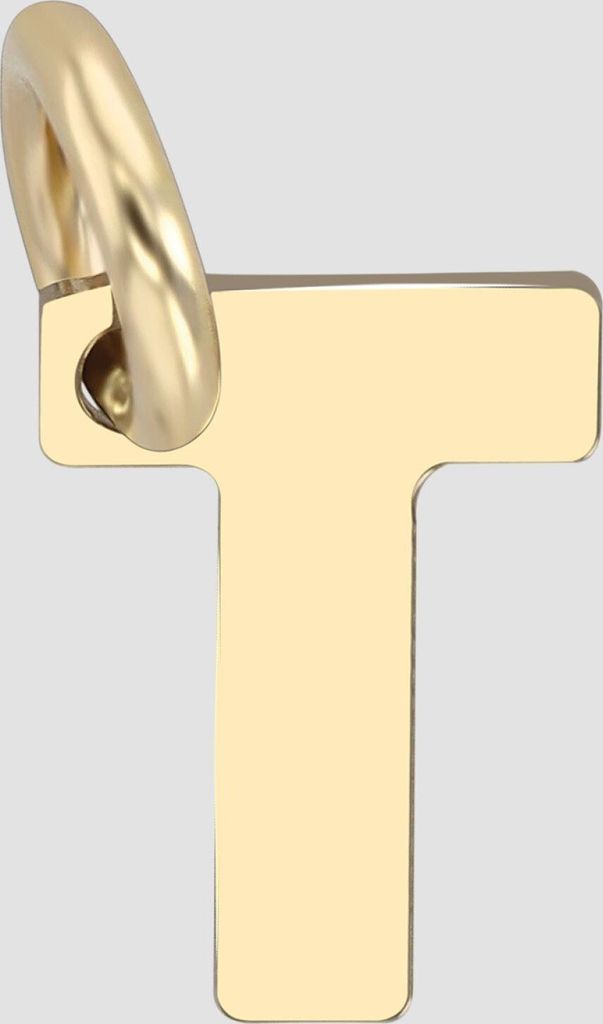 375/- Gold Anhänger "Golden Initials" ohne Kette, Buchstaben, Initialien, 9 Karat, Gelbgold