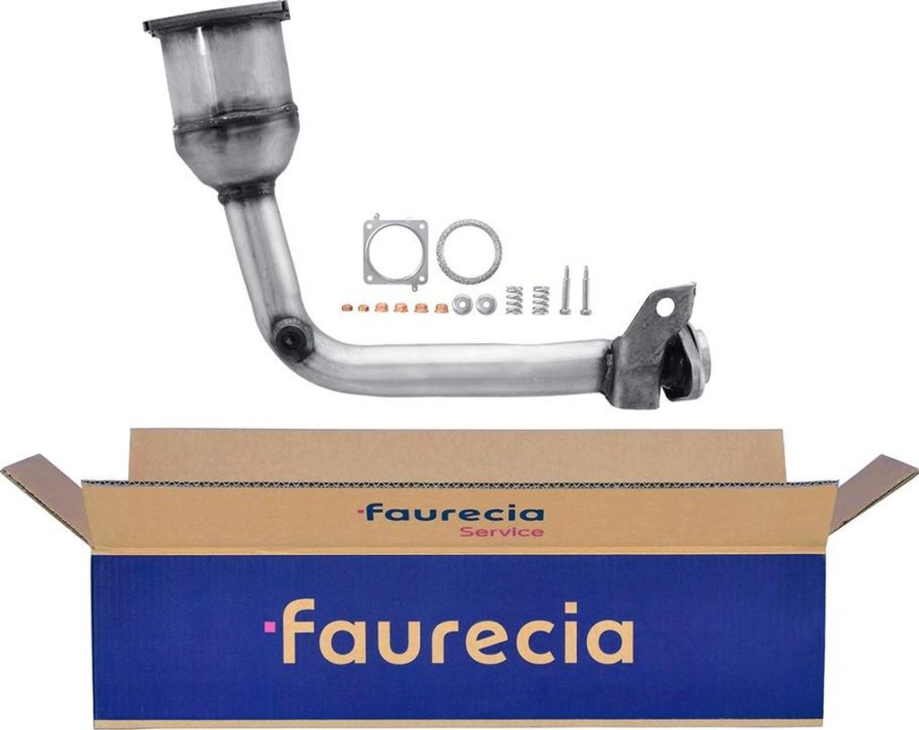 Katalysator Euro 3 mit Anbauteilen FAURECIA für u.a. PEUGEOT 206