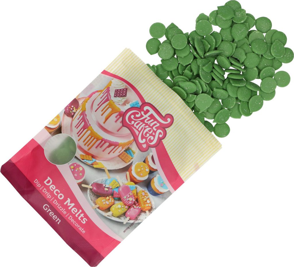 Funcakes Deco Melts - Green / Grün 250g Produktbild 3