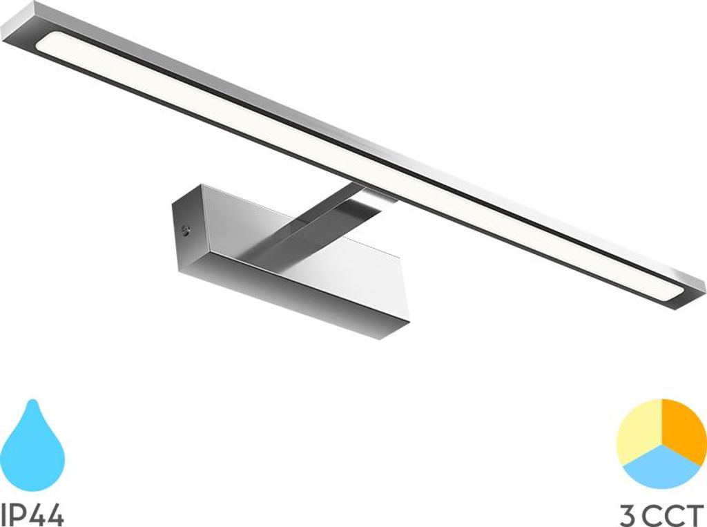 Braytron LED 12 Watt 60 Spiegelleuchte Badlampe 3CCT IP44 Produktbild 