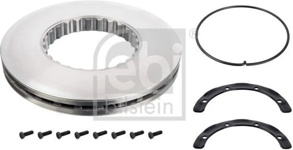2 Disques de Frein Arrière FEBI BILSTEIN 104671 pour VOLVO 7300 45mm
