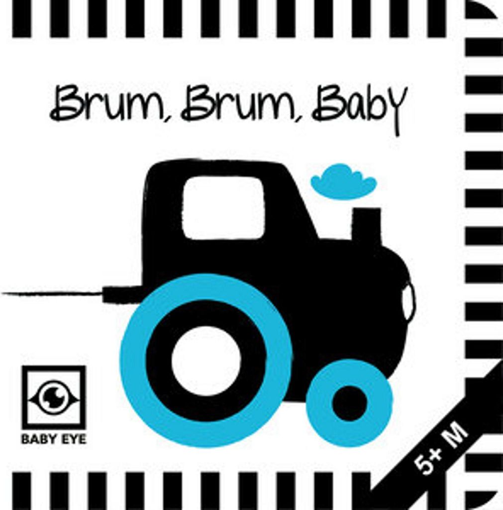 Brum, Brum, Baby: Kontrastreiches Faltbuch für Babys · Kontrastbuch angepasst an Babyaugen · Schwarz Weiß Primärfarben Buch für Neugeborene ...