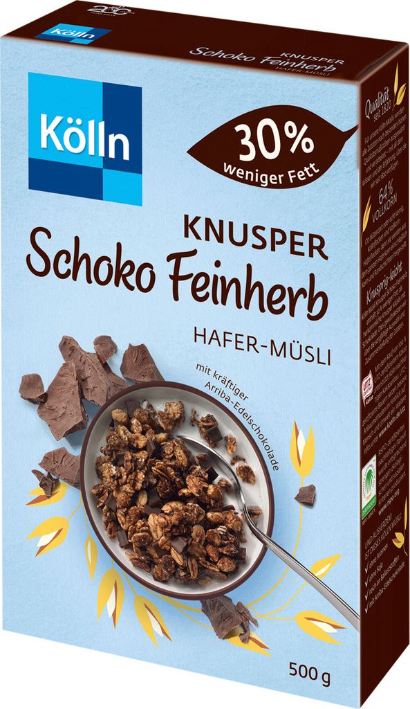 Kölln Müsli Knusper Schoko Feinherb 500g