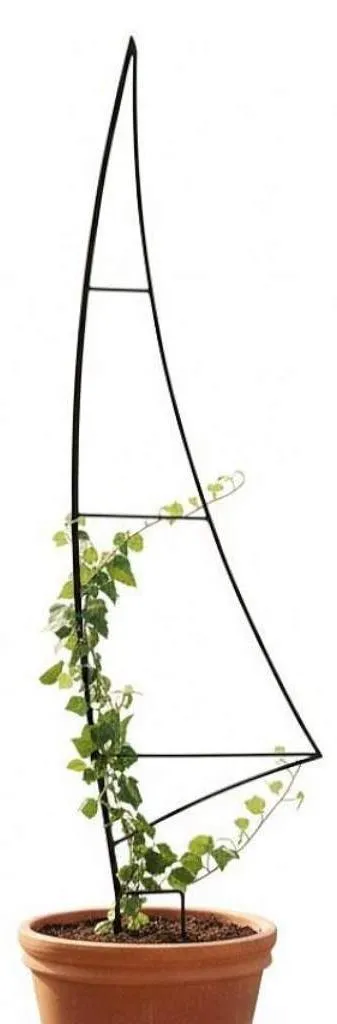 DanDiBo Support de plantes grimpantes Voile en métal noir style jardin