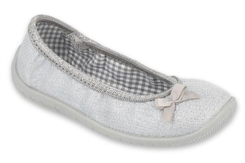 Ballerinas Hausschuhe Befado 980X102 980Y102 Silber