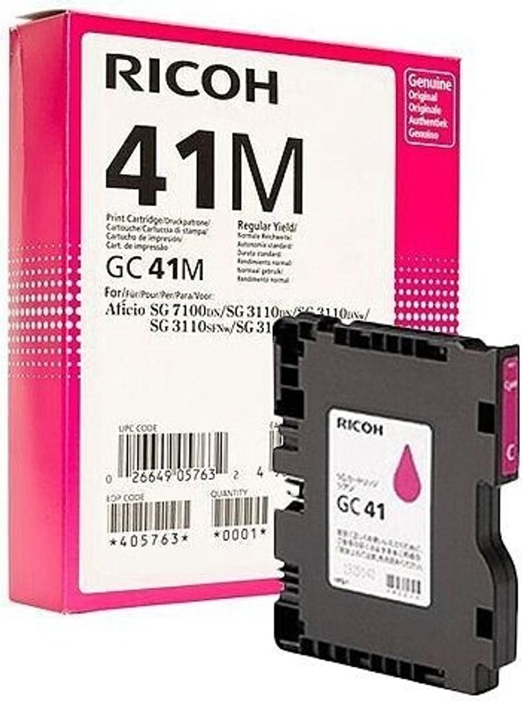 Original Toner fr RICOH Aficio SG3110DN magenta HC Produktbild 