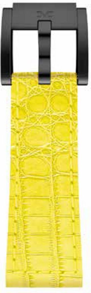 TW Steel Marc Coblen Armband Uhrenband Leder 22 MM Kroko gelb LB_Y_K_B