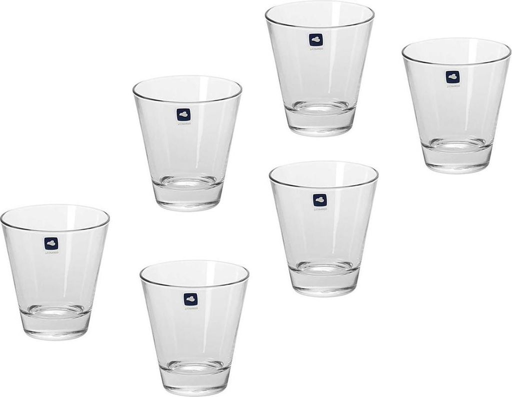 LEONARDO Becher klein Ciao, Transparent, Glas, 6 Stück(e)